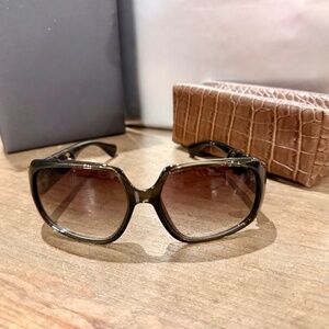 Michael Kors Dark Green Sunglasses with Original Case